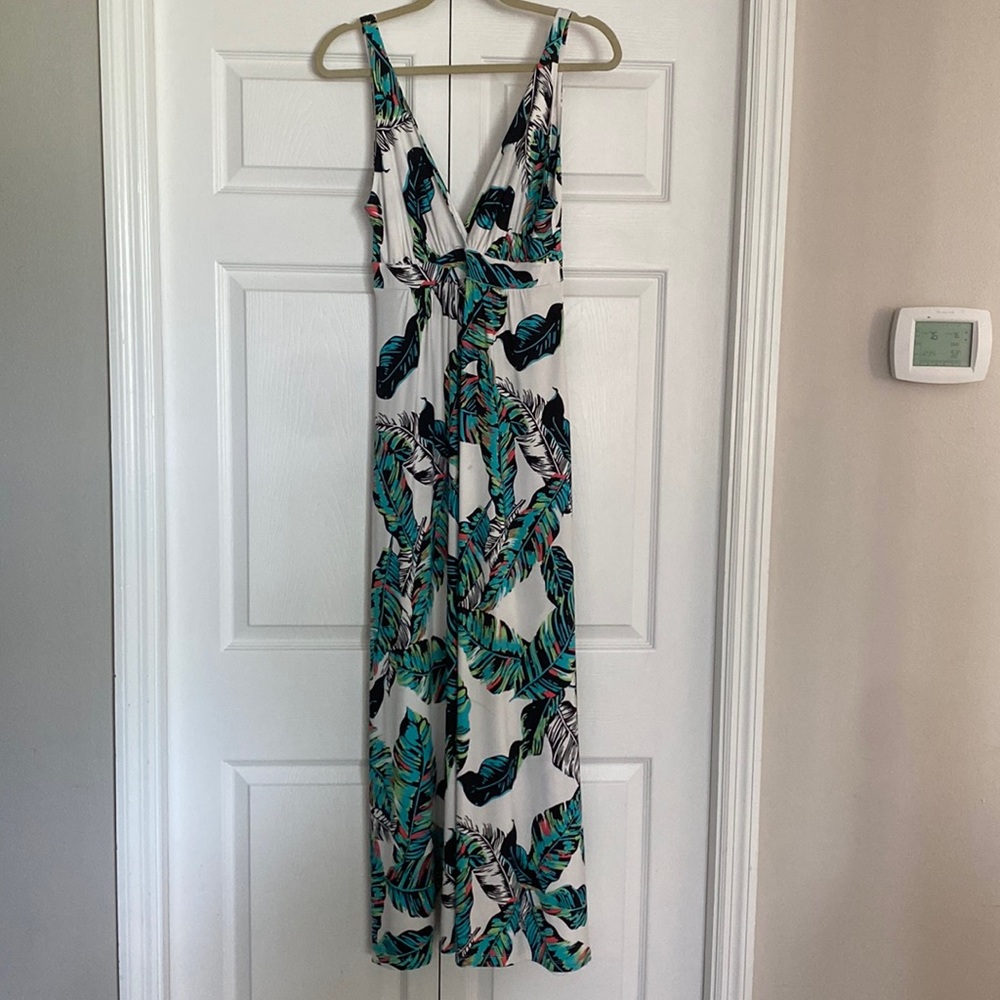 Veronica M Palm leaf dress.